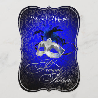PixDezines Rossi Sweet 16 Masquerade / DIY Farbe!! Einladung