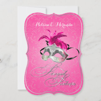 PixDezines Rossi Sweet 16 Masquerade / DIY Farbe!! Einladung