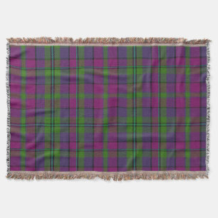 PixDezines Royal Clan Tartan Pink+Lila Decke