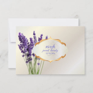 PixDezines RSVP Maui Lavendel Karte