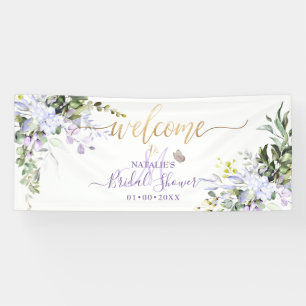 PixDezines Rustikales Lila Gum Eukalyptus-Banner Banner