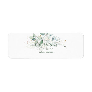 PixDezines Rusttic Watercolor Greenery Eukalyptus
