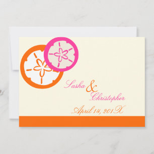 PixDezines Sand-Dollar Seestern DIY Farben!! Einladung