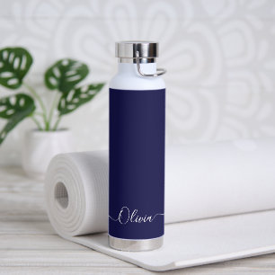 PixDezines Sapphire Blue DIY Farbe Trinkflasche