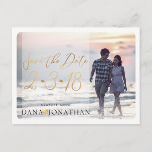 PixDezines Save the Date/Cool Handgeschriebenes Sk Postkarte