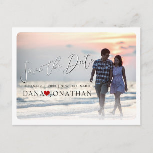 PixDezines Save the Date/Cool Handgeschriebenes Sk Postkarte