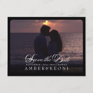 PixDezines Save the Date/Extravagant Ankündigungspostkarte