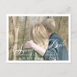 PixDezines Save the Date/Extravagant Ankündigungspostkarte