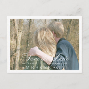 PixDezines Save the Date/Extravagant Ankündigungspostkarte