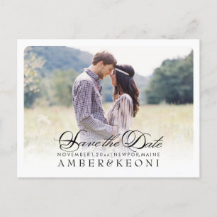 PixDezines Save the Date/Extravagant Ankündigungspostkarte