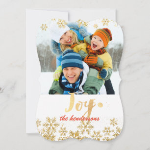 PixDezines Schneeflocken/Gold/Feiertagskarten Feiertagskarte