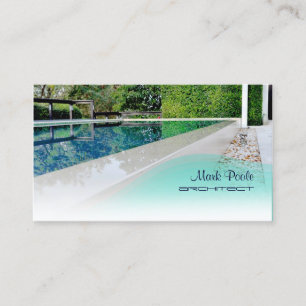 PixDezines Schwimmbad/DIY-Vorlage Visitenkarte