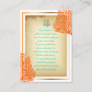 PixDezines Seepferd, das sich mit Bikerkarten gut  Begleitkarte