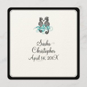 PixDezines Seepferd/Tageshintergrund+Schriftart Einladung