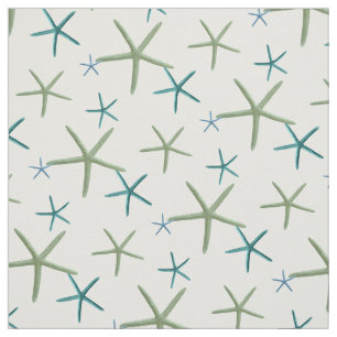 PixDezines Seestern/Mint/Türkis/DIY Hintergrund Stoff
