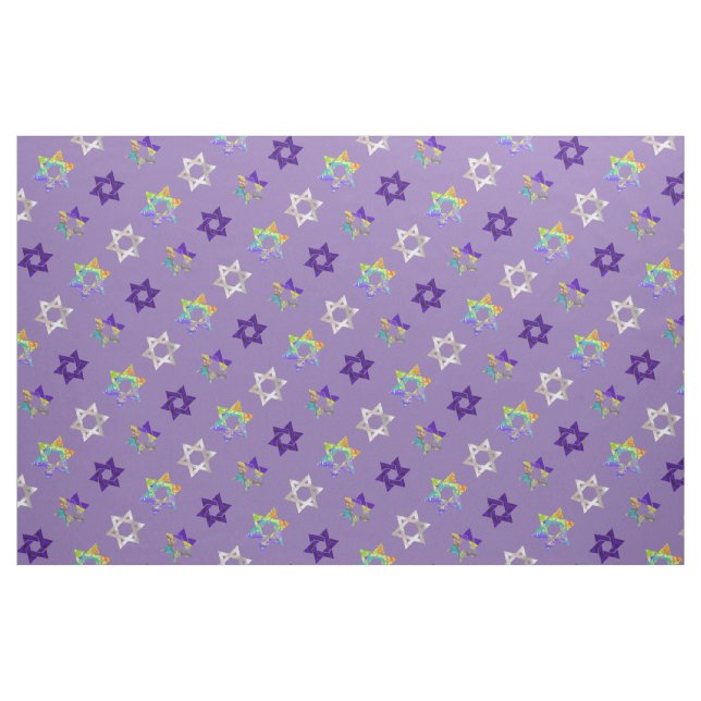 PixDezines Star von David/DIY Hintergrund Stoff (Fat Quarter (45,7 x 55,9 cm))