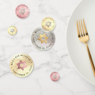 PIXDEZINES STAR VON DAVID, DIY IMITATS FOIL TONNEN KONFETTI
