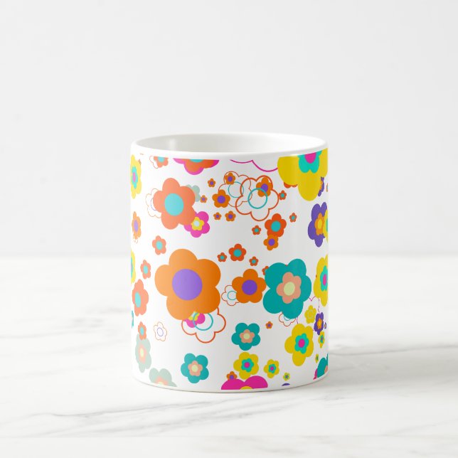PixDezines starke Gänseblümchen/diy Tasse (Mittel)