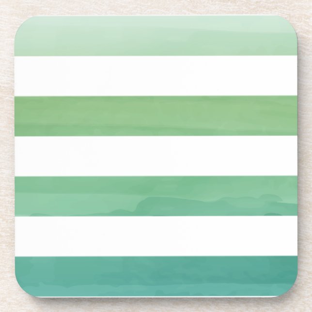 PixDezines Stripes/digitale Wasserfarbe Untersetzer (Vorderseite)