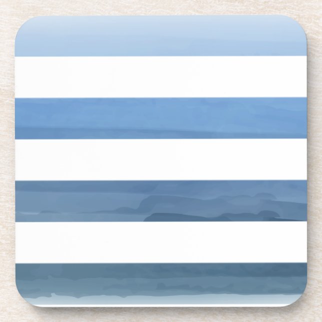 PixDezines Stripes/digitale Wasserfarbe Untersetzer (Vorderseite)