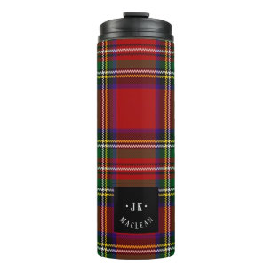 PixDezines Stuart Tartan Thermosbecher