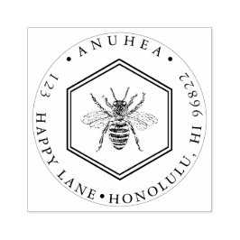 PixDezines SWEET HONEYCOMB | QUEEN BEE PINK INK Gummistempel