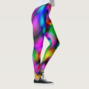 PixDezines Techno-Tanz/Neonbeleuchtung Leggings