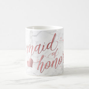 PixDezines Trauzeugin/Imitats Rose Gold/Fun Script Tasse