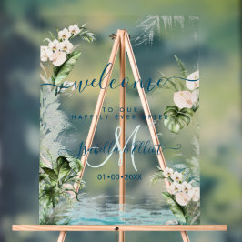 PixDezines Tropischer Dschungel Acrylschild