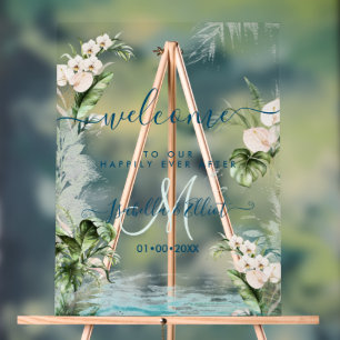 PixDezines Tropischer Dschungel Acrylschild