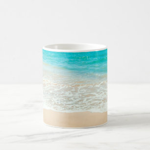 PixDezines Tropisches Paradies Strand Kristallblau Kaffeetasse