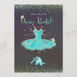 PixDezines TurquoiseTutu Butterflies Tanz Erwägung Einladung