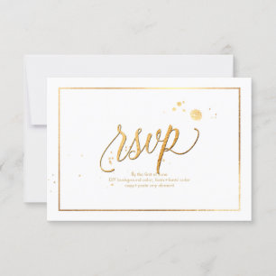 PixDezines UAWG Dazzled/Imitate Gold/DIY Hintergru RSVP Karte