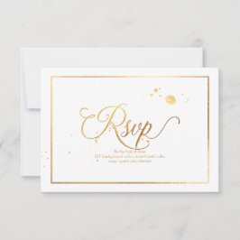 PixDezines UAWG Dazzled/Imitate Gold/DIY Hintergru RSVP Karte