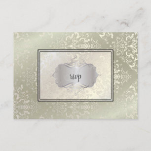 PixDezines uAwg Étienne Damask RSVP Karte