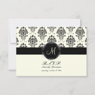 PixDezines uAwg Florentius Damask   DIY Farbe RSVP Karte