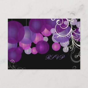 PixDezines uAwg lila/plum/lila Signalleuchten RSVP Karte