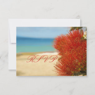 PixDezines UAWG Ohia+Beach RSVP Karte