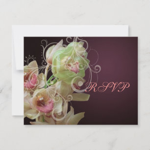 PixDezines UAWG Orchid + Ornamental Geblüht RSVP Karte