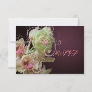 PixDezines UAWG Orchid + Ornamental Geblüht RSVP Karte
