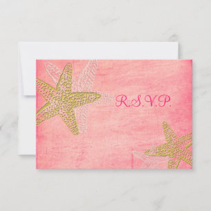 PixDezines UAWG, PINK STARFISH für 12x18 RSVP Karte