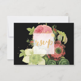 PixDezines UAWG Rose Garten/Imitate Fossilienmuseu RSVP Karte