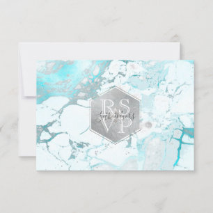 PixDezines UAWG Silver Honeycomb Bar Mitzvah ✡ RSVP Karte