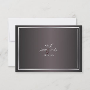 PixDezines-uAwg Template/Imitate bronze RSVP Karte