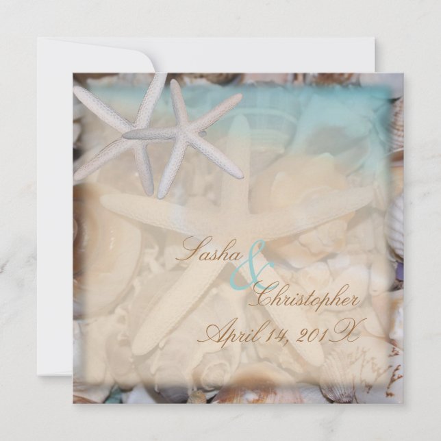 PixDezines Untersee, Starfish/Einladungen Einladung (Vorderseite)