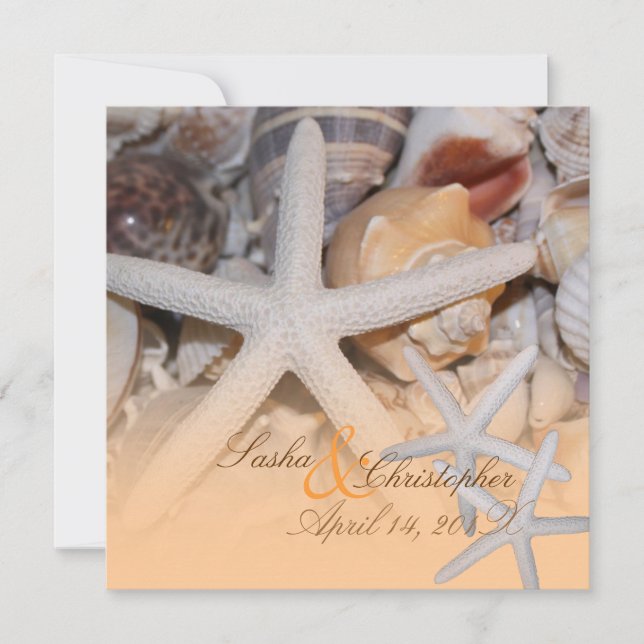 PixDezines Untersee, Starfish/Einladungen Einladung (Vorderseite)