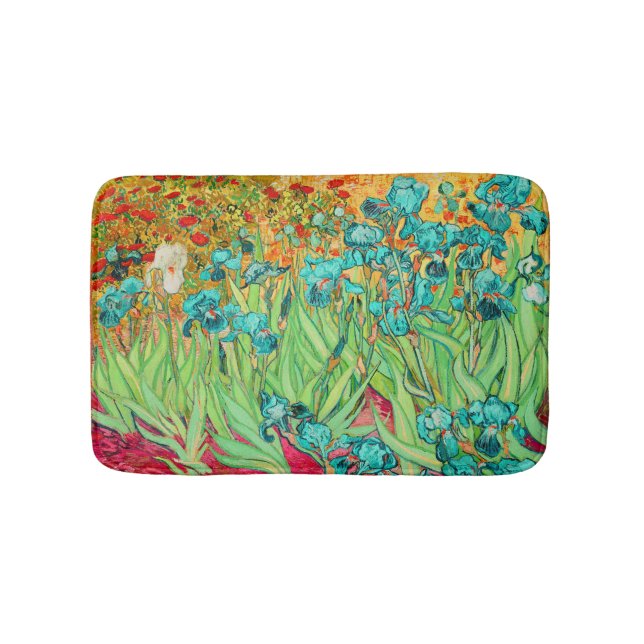 PixDezines van gogh iris/st. remy Badematte (Vorderseite)