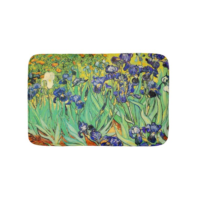 PixDezines van gogh iris/st. remy Badematte (Vorderseite)