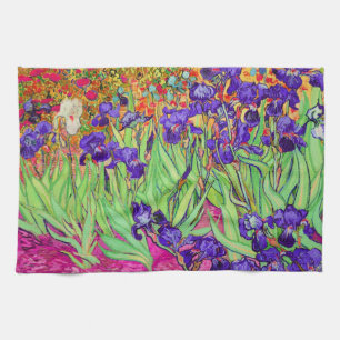PixDezines van gogh iris/st. remy Geschirrtuch