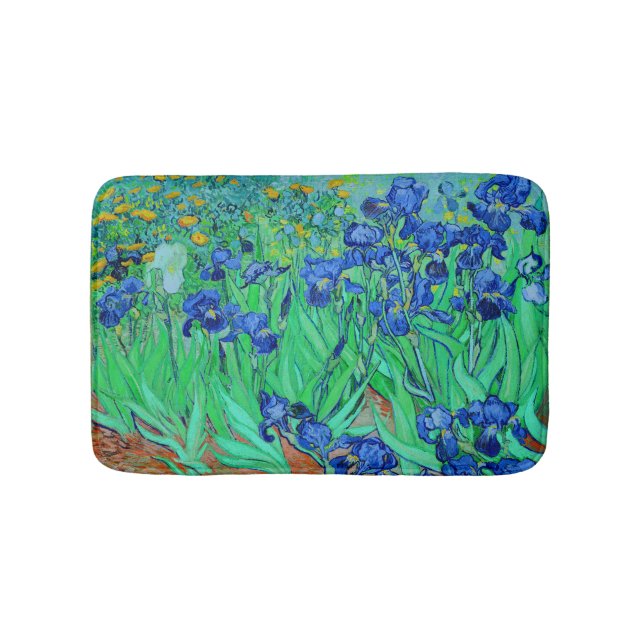 PixDezines van gogh iris/st. Rückstand Badematte (Vorderseite)